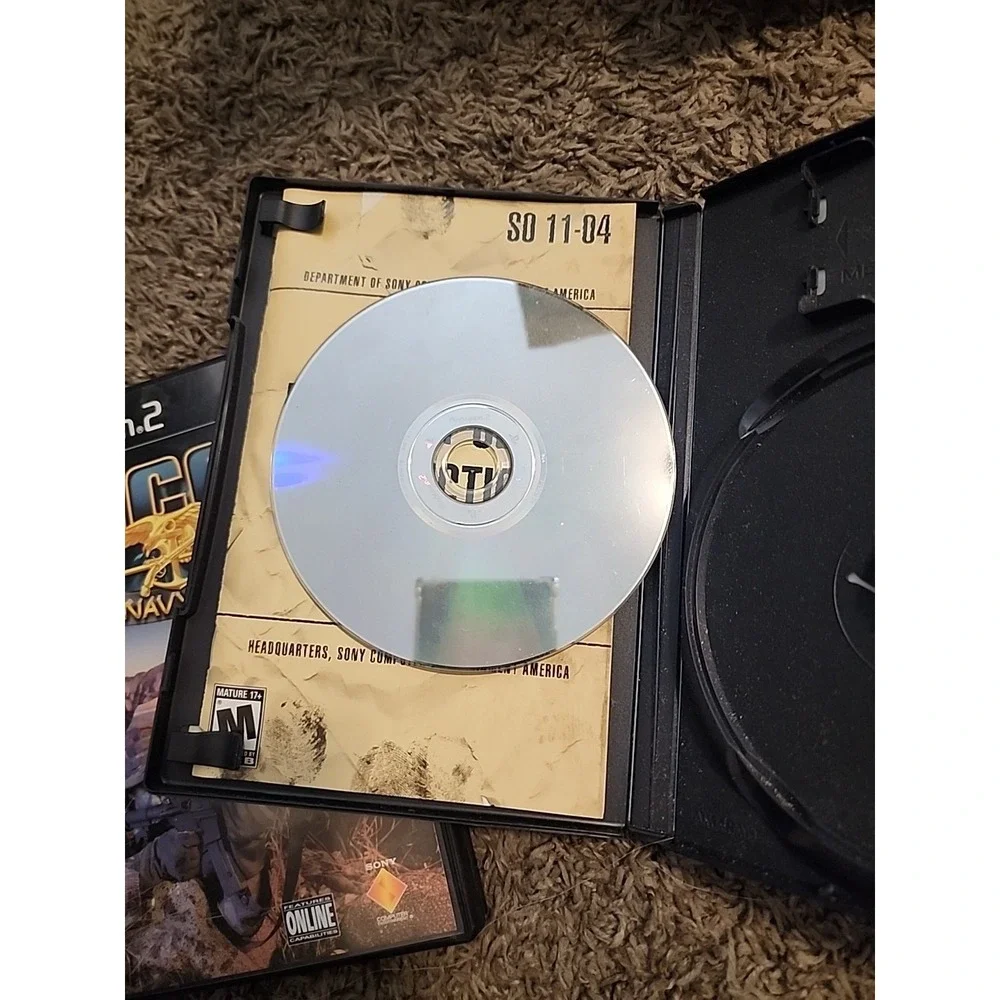 SOCOM 1 2, US Navy Seals Sony‎ PS2 Playstation 2 Tactical Game Bundle